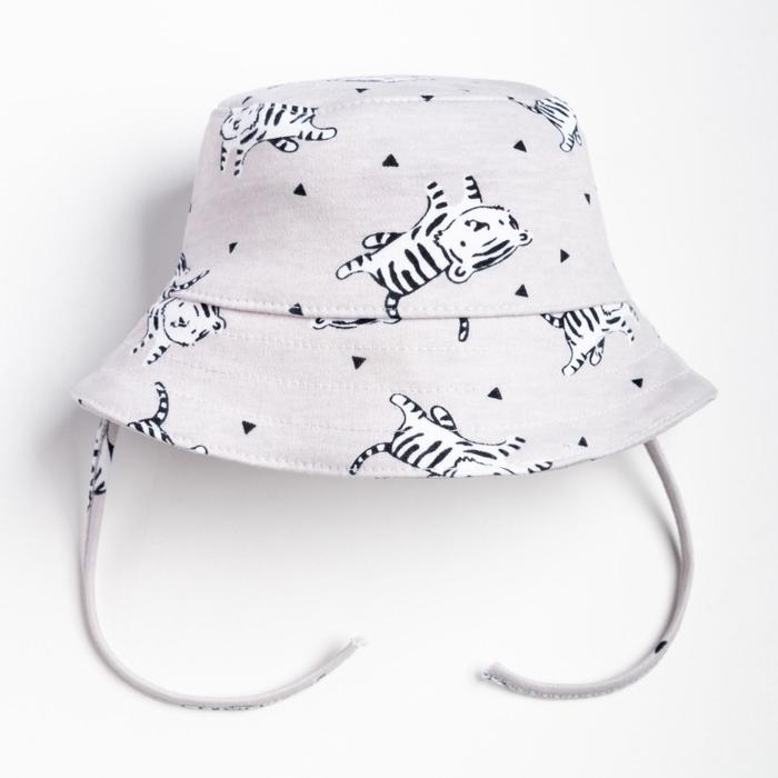 Чепчик (панамка) Крошка Я "Stylish boy" серый, р.46
Чепчик (панамка) Крошка Я "Stylish boy" серый, р.46