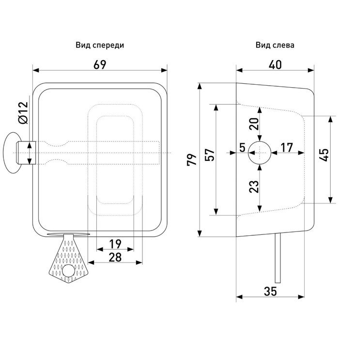 фото Замок навесной 80 мм kd soller