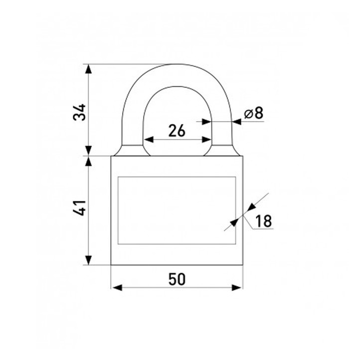 фото Замок навесной 4505 g soller
