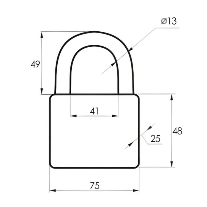 фото Замок навесной №80 soller