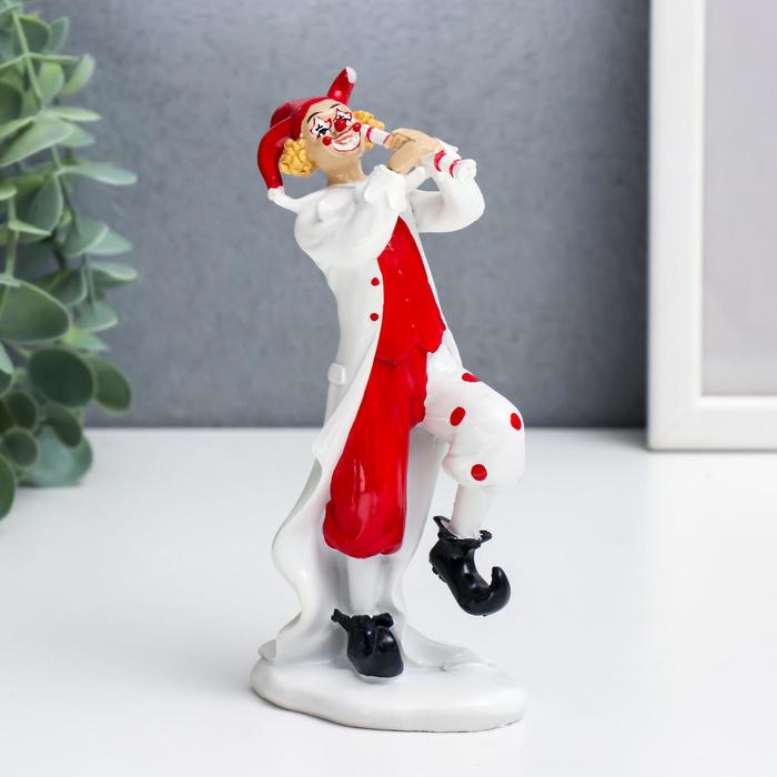 Сувенир полистоун "Клоун с дудкой" бело-красный 15х5х8 см
Сувенир полистоун "Клоун с дудкой" бело-красный 15х5х8 см