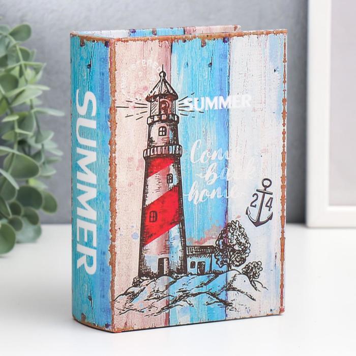 Шкатулка-книга дерево кожзам "Маяк. Лето" 16х11х4,5 см
Шкатулка-книга дерево кожзам "Маяк. Лето" 16х11х4,5 см
