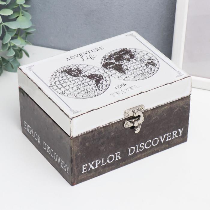 Шкатулка дерево кожзам "Жизнь и приключения" 9х12х16 см
Шкатулка дерево кожзам "Жизнь и приключения" 9х12х16 см