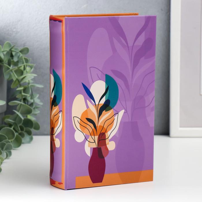 Сейф-книга дерево кожзам "Ваза с цветами на столе" 21х13х5 см
Сейф-книга дерево кожзам "Ваза с цветами на столе" 21х13х5 см