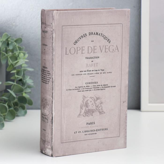 Сейф-книга дерево кожзам "Лопе де Вега. Драматические произведения" розовая 21х13х5 см
Сейф-книга дерево кожзам "Лопе де Вега. Драматические произведения" розовая 21х13х5 см