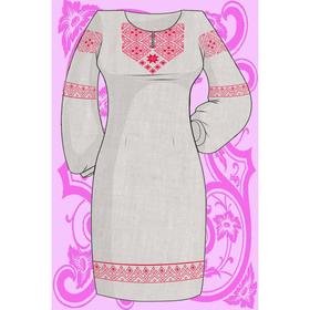 Заготовка под вышивку платья «Красный орнамент»
Заготовка под вышивку платья «Красный орнамент»