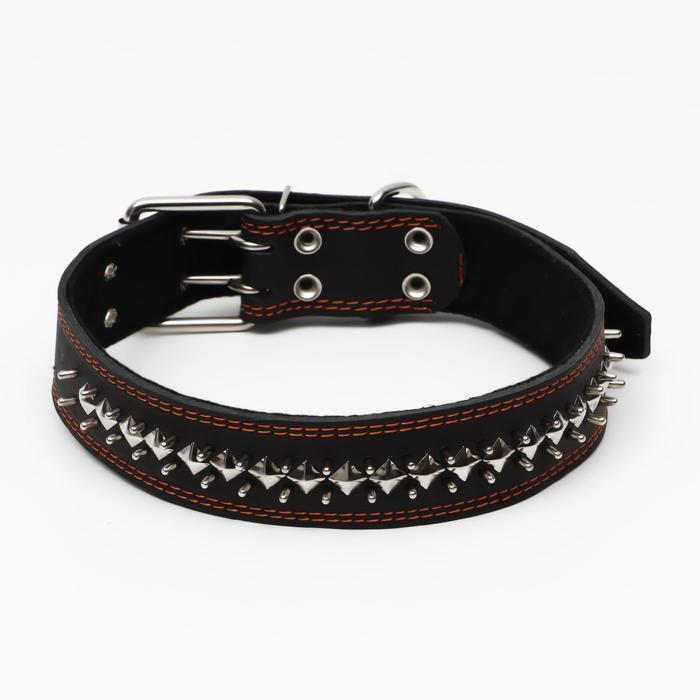 Ошейник кожаный на синтепоне "Ёж", 85 х 4.5 см, ОШ 50-70 см, чёрный
Ошейник кожаный на синтепоне "Ёж", 85 х 4.5 см, ОШ 50-70 см, чёрный