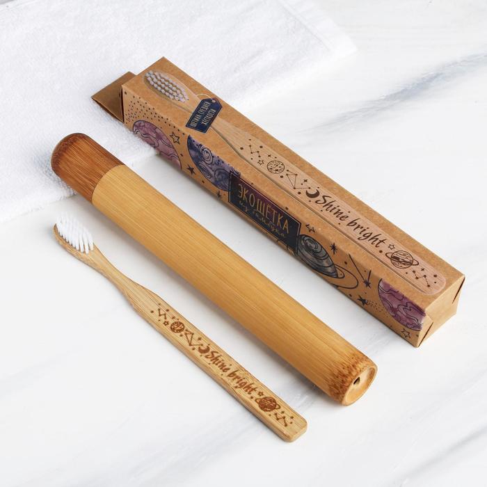 Зубная щетка в бамбуковом чехле «Яркая звезда», 3,1 × 24,1 × 3,1 см
Зубная щетка в бамбуковом чехле «Яркая звезда», 3,1 × 24,1 × 3,1 см