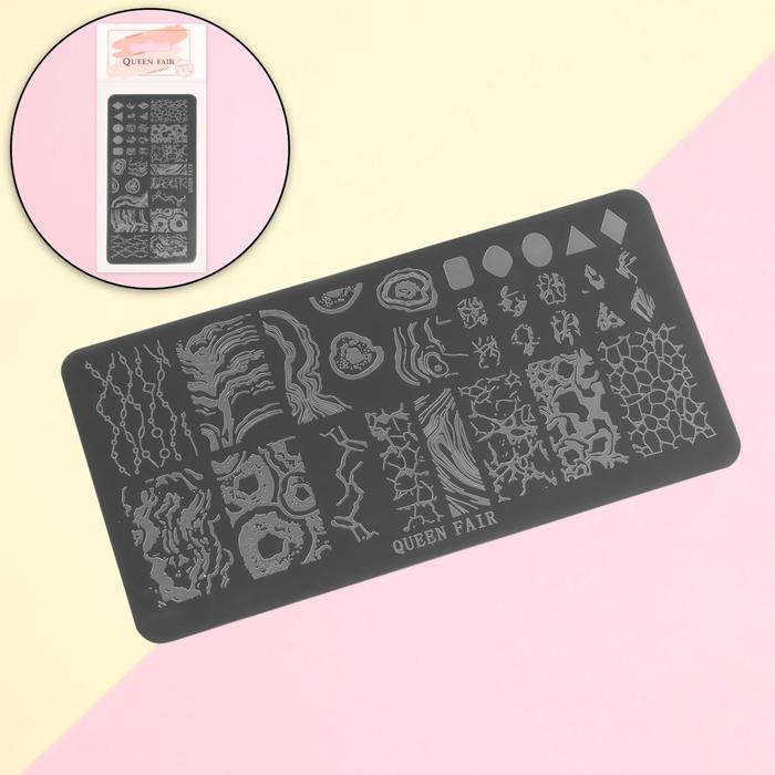 Диск для стемпинга металлический «Узоры», 6 × 12 см
Диск для стемпинга металлический «Узоры», 6 × 12 см