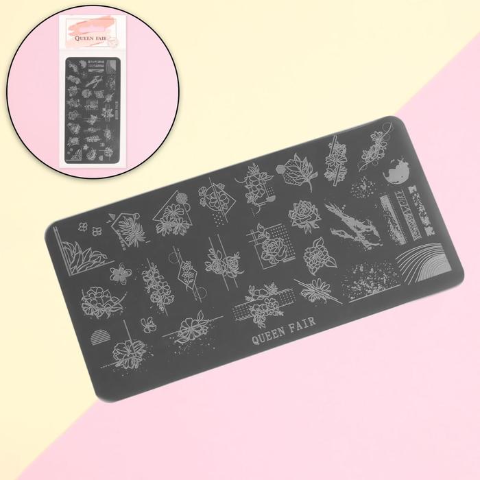 Диск для стемпинга металлический «Цветы», 6 × 12 см
Диск для стемпинга металлический «Цветы», 6 × 12 см