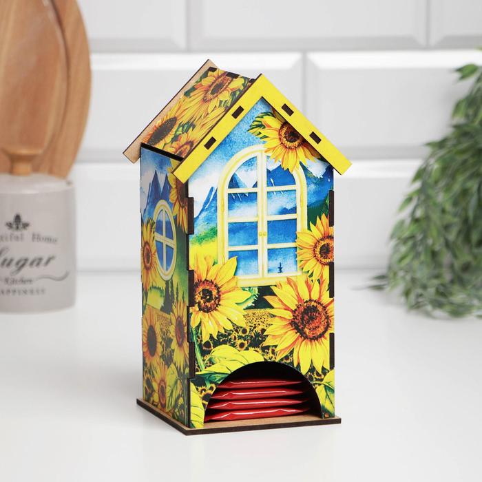 Чайный домик «Подсолнухи»,11 х 11 х 13,4 см
Чайный домик «Подсолнухи»,11 х 11 х 13,4 см