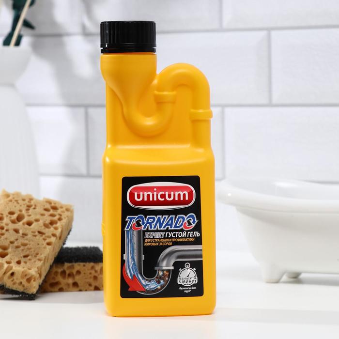 Средство для устранения засоров Unicum Expert "Торнадо", гель, с гипохлоритом, 500 мл, 1/12
Средство для устранения засоров Unicum Expert "Торнадо", гель, с гипохлоритом, 500 мл, 1/12