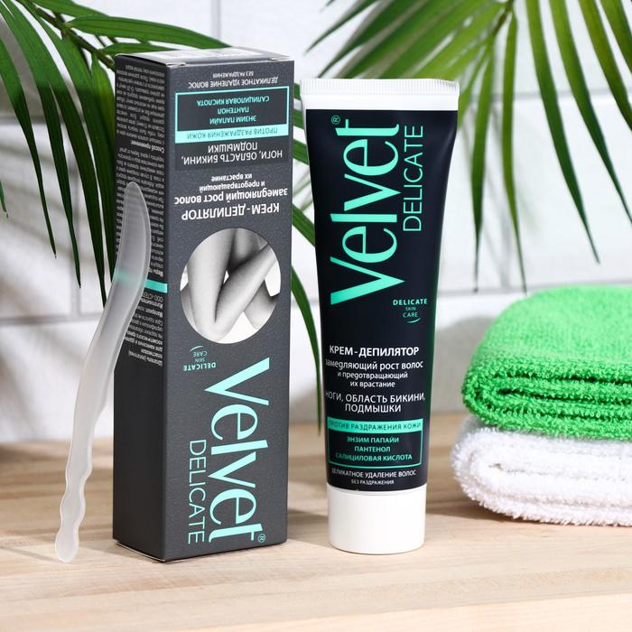Крем для депиляции Вельвет "Delicate" замедляющий рост волос, 100 мл 
Крем для депиляции Вельвет "Delicate" замедляющий рост волос, 100 мл