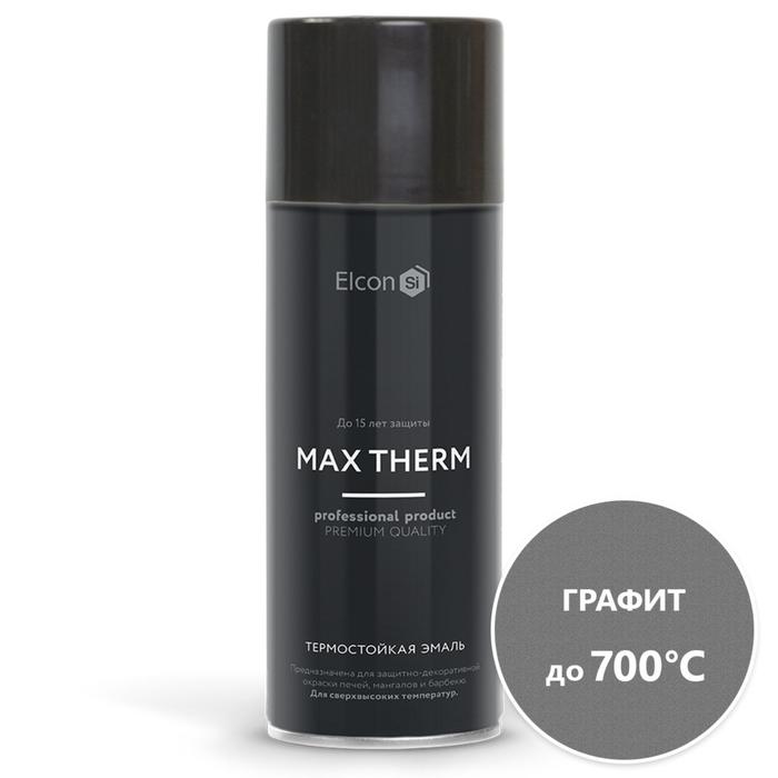 Термостойкая антикоррозионная эмаль Elcon Max Therm, до 700 °С, 0,52 л, графит, аэрозоль
Термостойкая антикоррозионная эмаль Elcon Max Therm, до 700 °С, 0,52 л, графит, аэрозоль