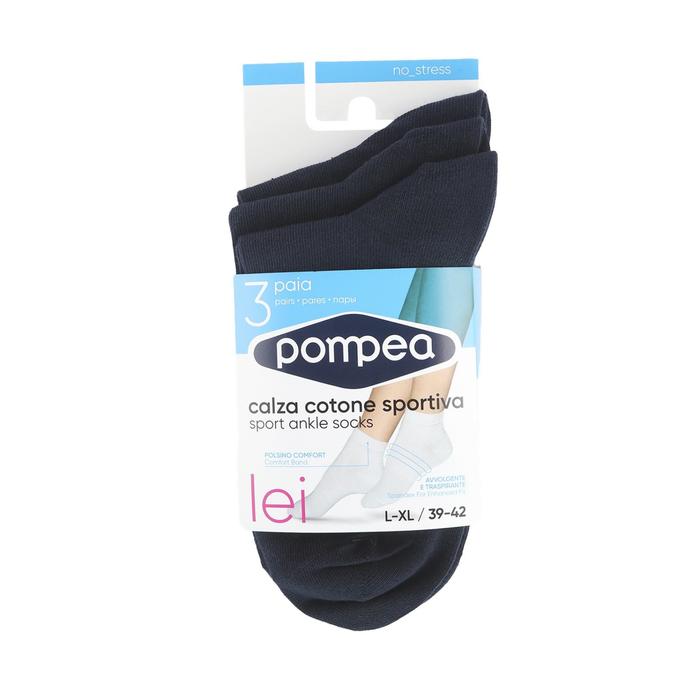 Носки женские BIKE SOCKS x3 LUI, цвет Blu, размер 39-42, 3 пары