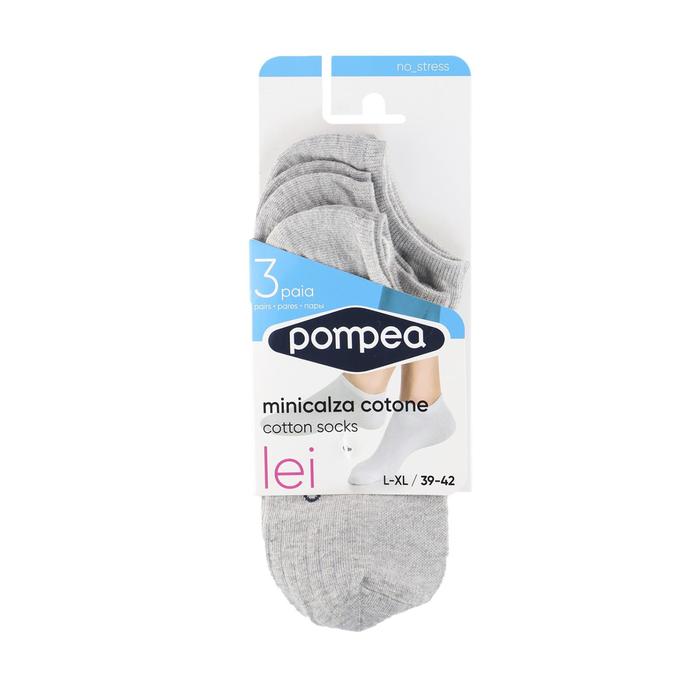 Носки женские MINI CALZA COTONE, цвет G.Melange, размер 35-38, 3 пары
Носки женские MINI CALZA COTONE, цвет G.Melange, размер 35-38, 3 пары