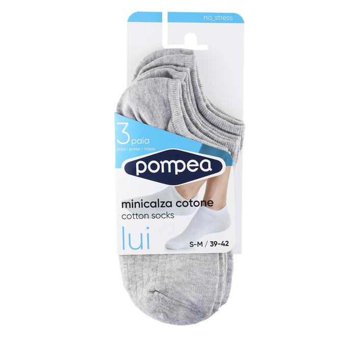 Носки мужские MINI CALZA LUI, цвет G.Melange, размер 43-46, 3 пары
Носки мужские MINI CALZA LUI, цвет G.Melange, размер 43-46, 3 пары