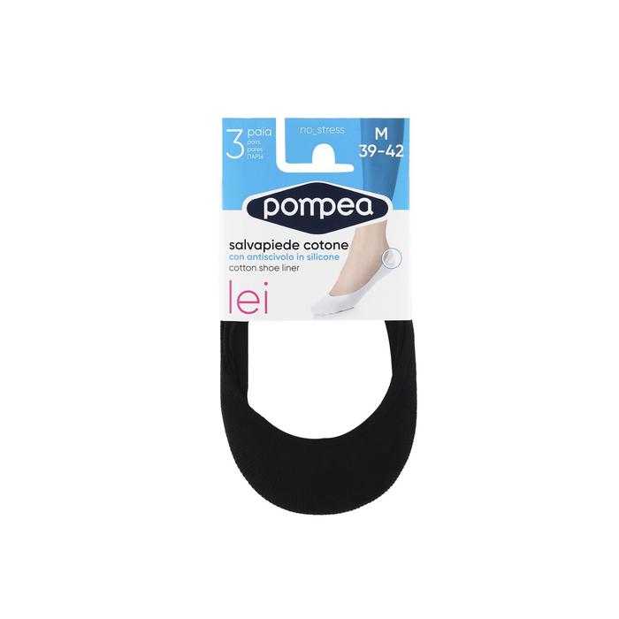 Подследники женские SALV.COT.X3 цвет Nero, размер 39-42, 3 пары 
Подследники женские SALV.COT.X3 цвет Nero, размер 39-42, 3 пары