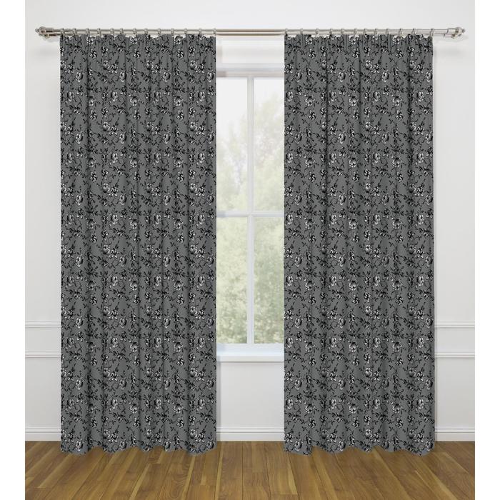 Шторы «Магнолия», размер 145х260 см, цвет графитовый, 2 шт в наборе
Шторы «Магнолия», размер 145х260 см, цвет графитовый, 2 шт в наборе