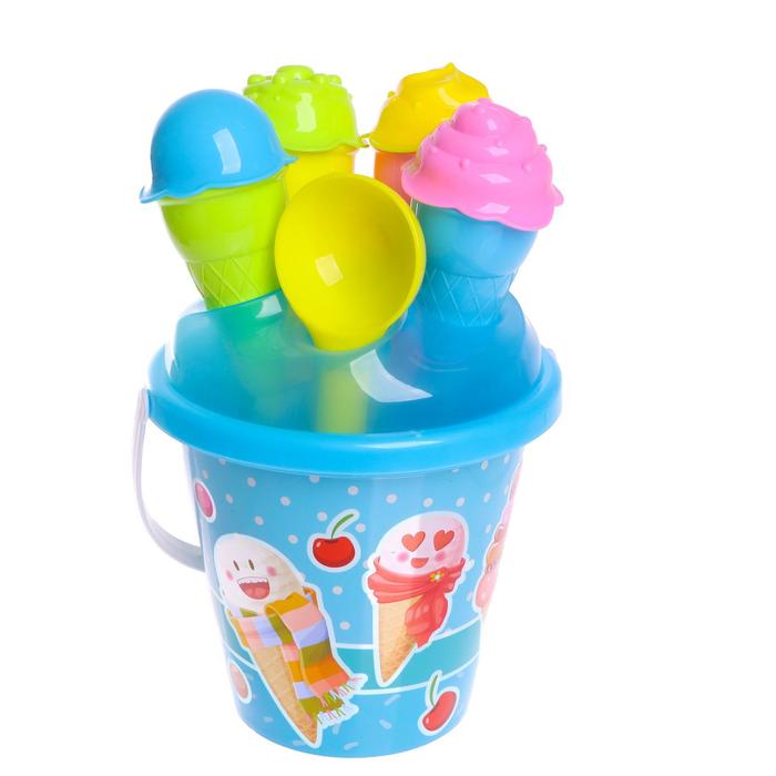 Песочный набор «Ведёрко с мороженым», 11 предметов, цвета МИКС
Песочный набор «Ведёрко с мороженым», 11 предметов, цвета МИКС