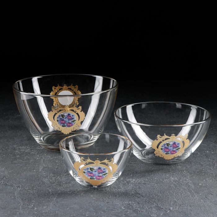 Набор салатников «Золотой медальон», 3 шт: d=11 см, d=16 см, d=19 см
Набор салатников «Золотой медальон», 3 шт: d=11 см, d=16 см, d=19 см