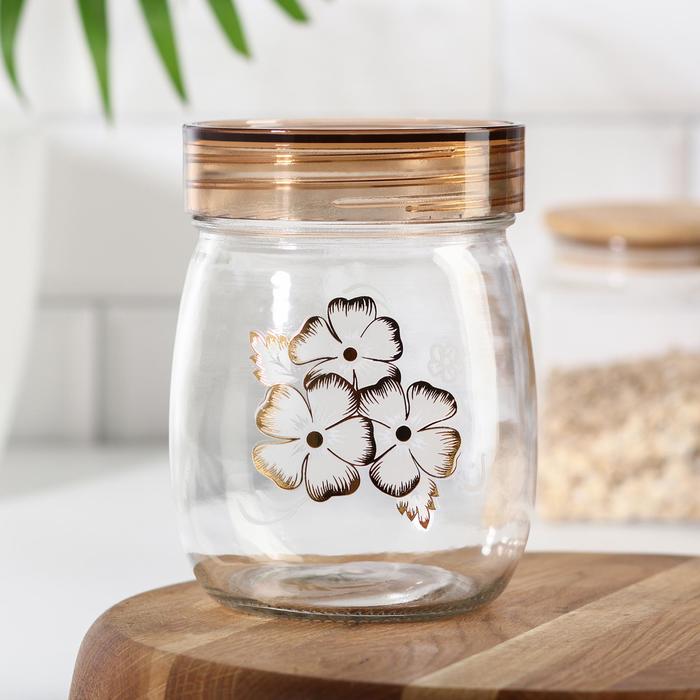 Банка для сыпучих продуктов «Нежность», 900 мл, с винтовой крышкой
Банка для сыпучих продуктов «Нежность», 900 мл, с винтовой крышкой