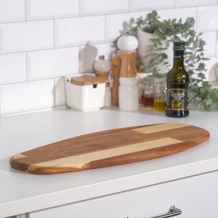 Доска разделочная и сервировочная ФАСИНЕРА, 52x22 см, акация
Доска разделочная и сервировочная ФАСИНЕРА, 52x22 см, акация