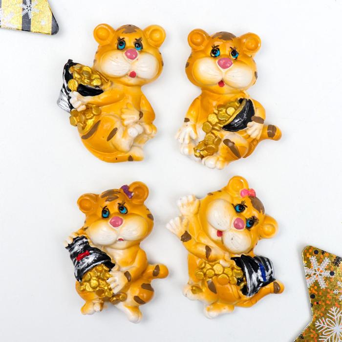 Магнит полистоун "Тигра с ведёрком золотых монет" МИКС 6,4х4,5 см
Магнит полистоун "Тигра с ведёрком золотых монет" МИКС 6,4х4,5 см