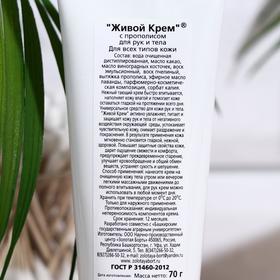 Крем для рук и тела «Золотая борть» с прополисом, натуральный, для всех типов кожи, 70 г
Крем для рук и тела «Золотая борть» с прополисом, натуральный, для всех типов кожи, 70 г