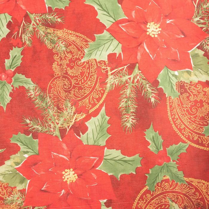 фото Скатерть новогодняя доляна «волшебный праздник» 145*260 +/- 2 см, 100% п/э