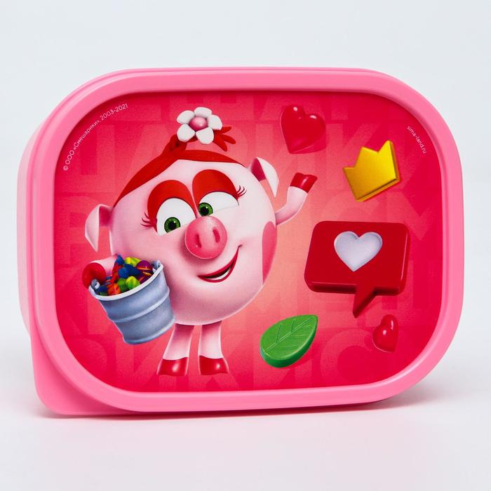 Ланч-бокс прямоугольный 0,5 л"Like",Смешарики
Ланч-бокс прямоугольный 0,5 л"Like",Смешарики