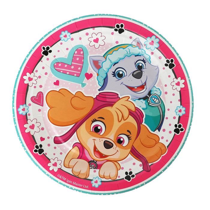 Тарелка бумажная «Щенячий патруль», для девочек, 18 см, набор 6 шт.
Тарелка бумажная «Щенячий патруль», для девочек, 18 см, набор 6 шт.