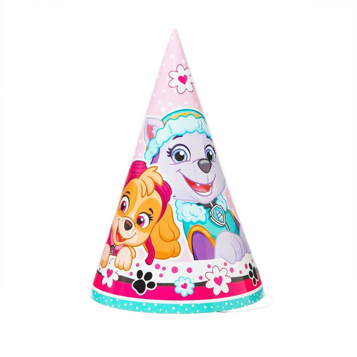 Колпак бумажный «Щенячий патруль», для девочек, набор 6 шт.
Колпак бумажный «Щенячий патруль», для девочек, набор 6 шт.