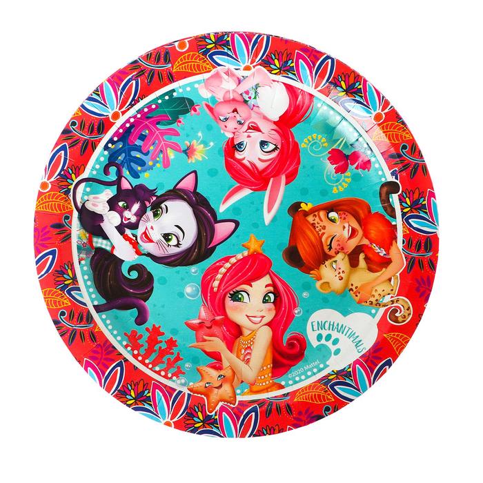 Тарелка бумажная Enchantimals, 18 см, набор 6 шт.
Тарелка бумажная Enchantimals, 18 см, набор 6 шт.