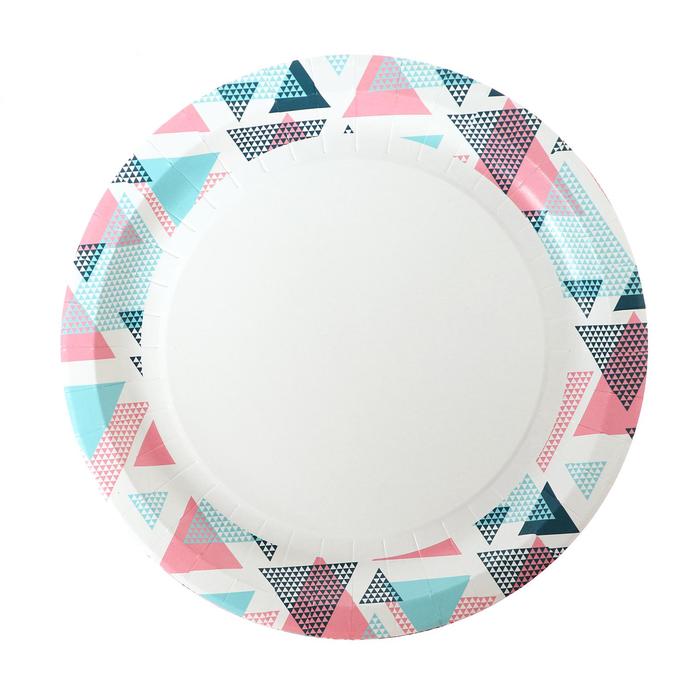 Тарелка бумажная «Геометрия», 23 см, 6 шт.
Тарелка бумажная «Геометрия», 23 см, 6 шт.
