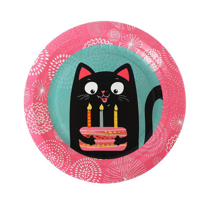 Тарелка бумажная «Кошка», 18 см, 6 шт.
Тарелка бумажная «Кошка», 18 см, 6 шт.