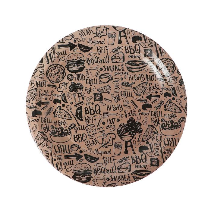 Тарелка бумажная «Крафт», 18 см, 6 шт.
Тарелка бумажная «Крафт», 18 см, 6 шт.