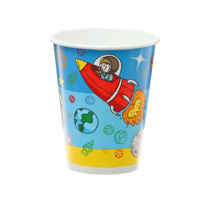 Стакан бумажный «Космонавты», 6 шт., 250 мл
Стакан бумажный «Космонавты», 6 шт., 250 мл