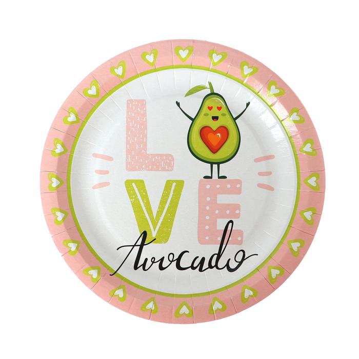 Тарелка бумажная «Авокадо», 18 см, 6 шт.
Тарелка бумажная «Авокадо», 18 см, 6 шт.