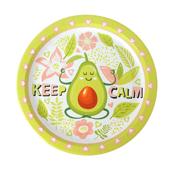 Тарелка бумажная «Авокадо», 23 см, 6 шт.
Тарелка бумажная «Авокадо», 23 см, 6 шт.