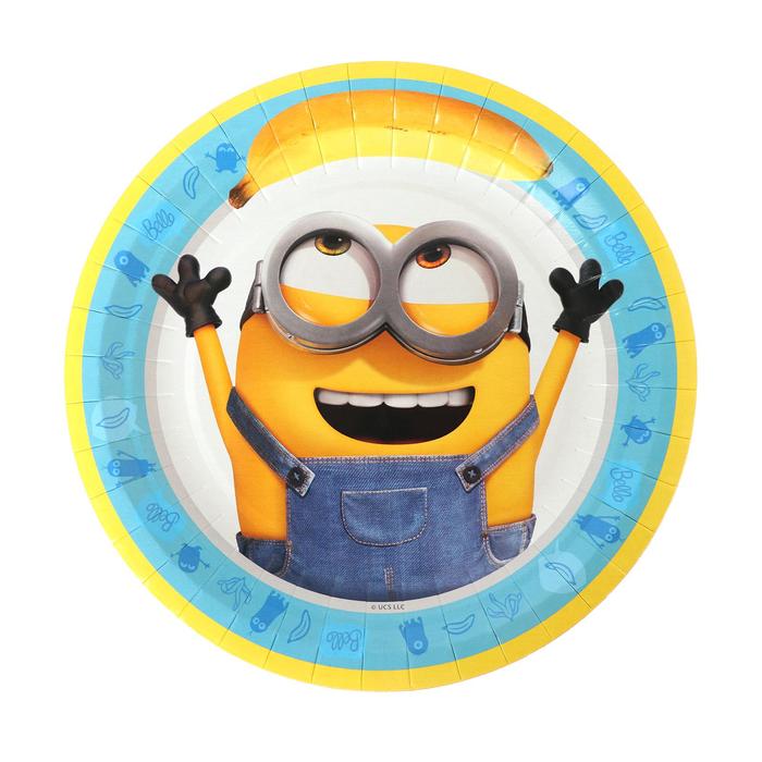 Тарелка бумажная «Миньоны», 18 см, 6 шт.
Тарелка бумажная «Миньоны», 18 см, 6 шт.