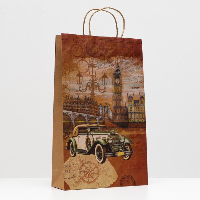 Пакет подарочный "Лондон", крафт, 40.5 х 24.8 х 9 см
Пакет подарочный "Лондон", крафт, 40.5 х 24.8 х 9 см