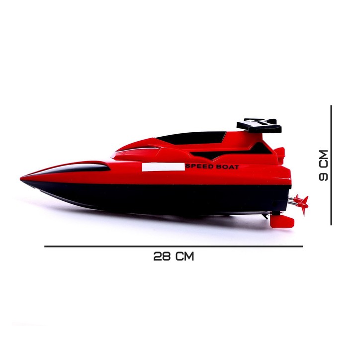 фото Катер радиоуправляемый speed boat, работает от аккумулятора, микс