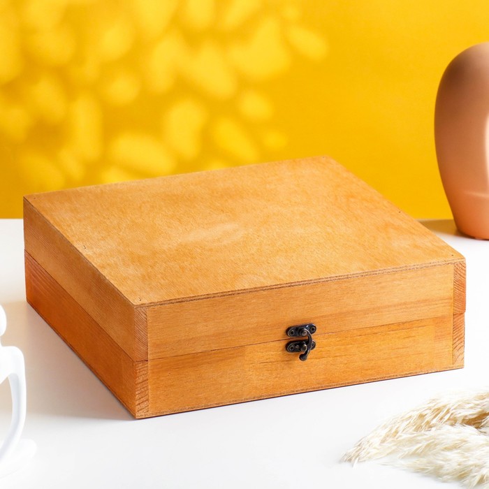 фото Подарочный ящик "стандарт" с закрывающейся крышкой, лаковое покрытие, 27х26х9 см