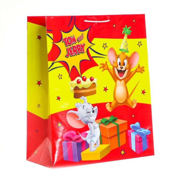 Пакет подарочный «Том и Джеррни», большой, 335х406х155 мм
Пакет подарочный «Том и Джеррни», большой, 335х406х155 мм