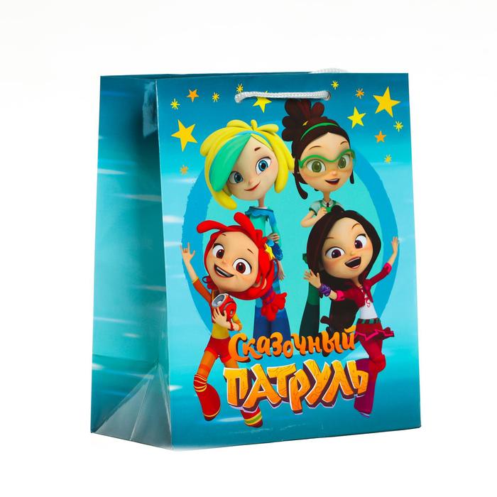 Подарочный пакет «Сказочный патруль», 180х223х100 мм, цвет бирюзовый
Подарочный пакет «Сказочный патруль», 180х223х100 мм, цвет бирюзовый