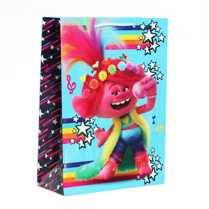 Пакет подарочный «Тролли», 220х310х100 мм
Пакет подарочный «Тролли», 220х310х100 мм