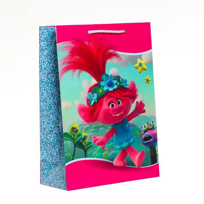 Пакет подарочный «Тролли», 220х310х100 мм
Пакет подарочный «Тролли», 220х310х100 мм
