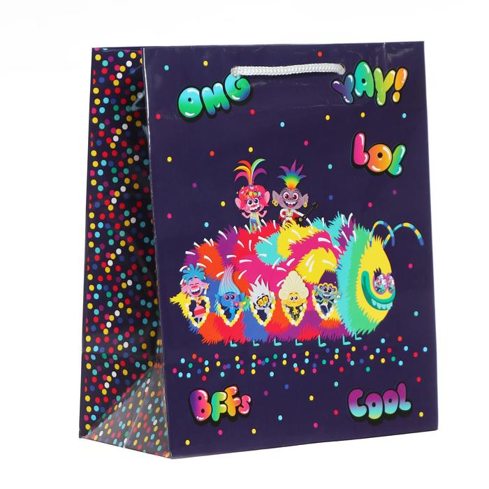 Пакет подарочный «Тролли», 180 × 223 × 100 мм, МИКС
Пакет подарочный «Тролли», 180 × 223 × 100 мм, МИКС