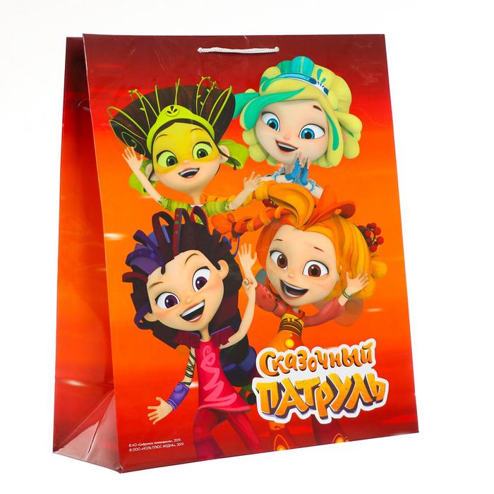 Пакет подарочный «Сказочный патруль», 335х406х155 мм, цвет оранжевый
Пакет подарочный «Сказочный патруль», 335х406х155 мм, цвет оранжевый